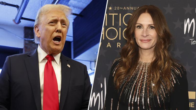 Donald Trump Is "So Disappointed" In Julia Roberts For Narrating Kamala Harris Ad