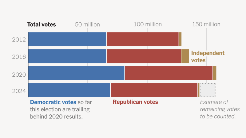 Drop-Off in Democratic Votes Ignites Conspiracy Theories on Left and Right 