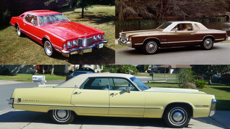 The biggest and most flamboyant American cars