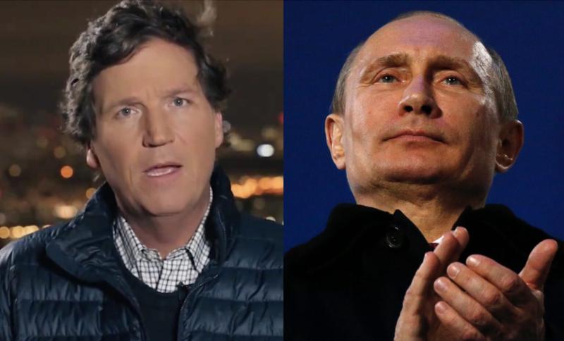 Tucker Carlson Goes Full Pravda for Vladimir Putin