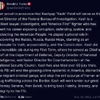 Trump Names Bootlicker Kash Patel To Run The FBI