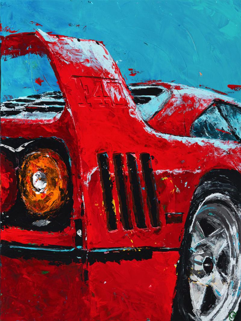 Renowned Artist Lyn Hiner showcases her "Petrol Series" at the Saratoga Automobile Museum