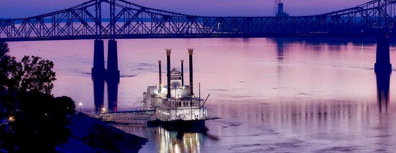 The Mississippi and its paddleboats