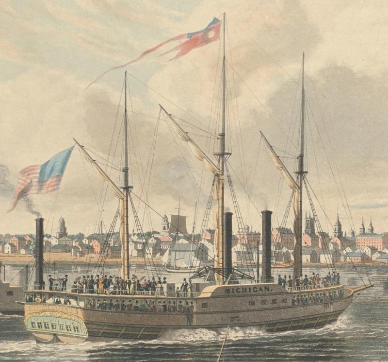 How'd they get here? - Great Lakes ships, circa 1837