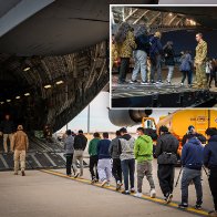 Inside Ecuador-bound C-17 military plane deporting 80 illegal immigrants