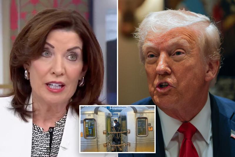 Hochul tells Trump to cough up $15B to fix NYC subways if congestion pricing is cut