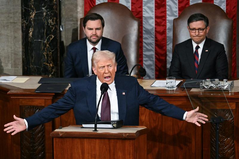 Trump Goes On Debunked Social Security Rant In Joint Address