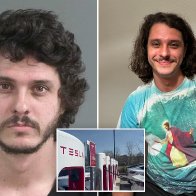 Hapless anti-Musk activist sets himself on fire after attacking South Carolina Tesla charging station with Molotov cocktails