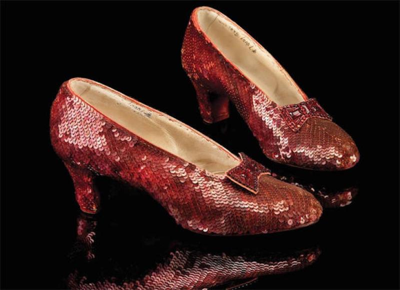 Stolen "Wizard of Oz" ruby slippers found after 13 years