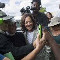 Harris jumps to second in Iowa poll