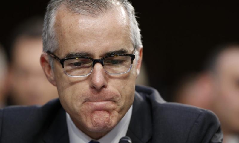 US attorney recommends proceeding with charges against McCabe, as DOJ rejects last-ditch appeal