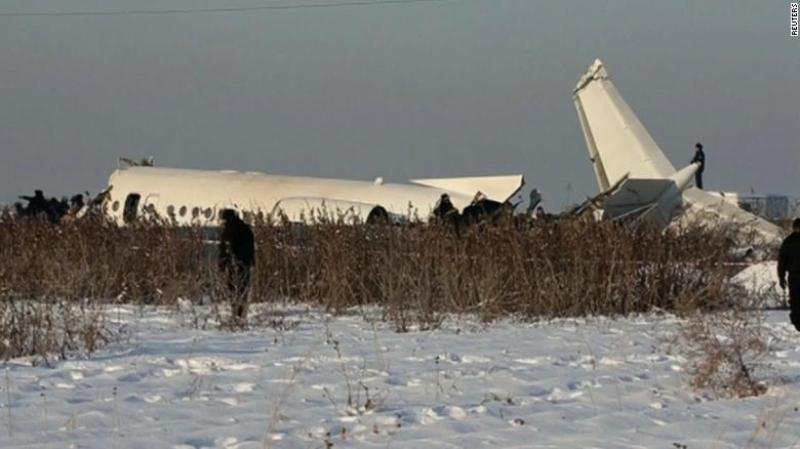 Airplane Crashes on Takeoff in Kazakhstan