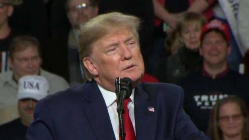 Trump, at Ohio rally, says Democrats would have leaked Soleimani attack plans