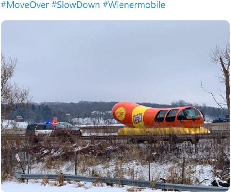 Weinermobile gets pulled over and fans relish the jokes!