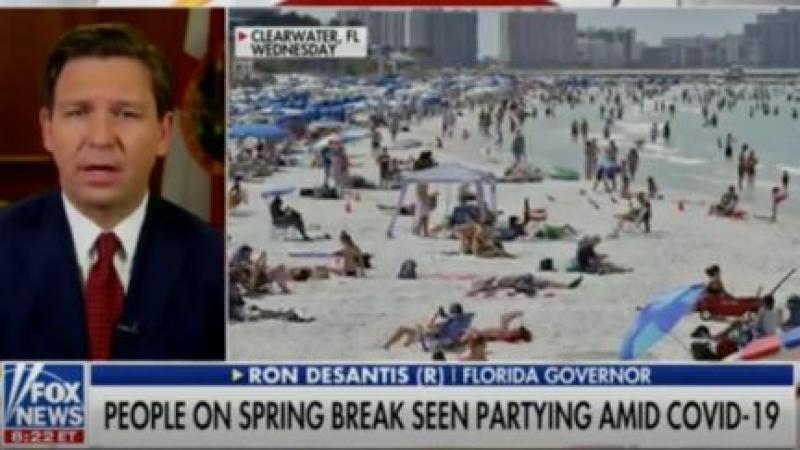 Gov. Ron DeSantis Says Florida is Shutting Down For Spring Breakers: ‘The Party is Over’