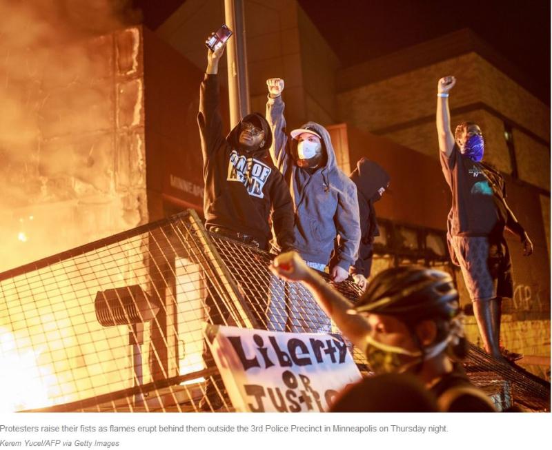 Minneapolis Seethes Over George Floyd's Death As Trump Calls Protesters 'THUGS'