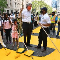 De Blasio admits city skipped permit process to paint BLM murals