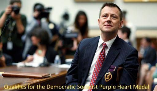 Peter Strzok qualifies for the Democratic Socialist Purple Heart Medal.jpg