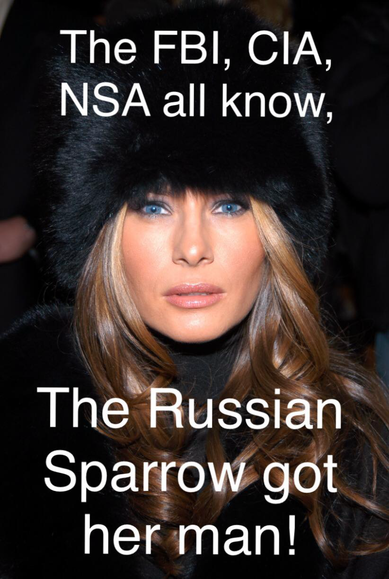 Melania as The Sparrow.jpg Melania as The Sparrow.jpg